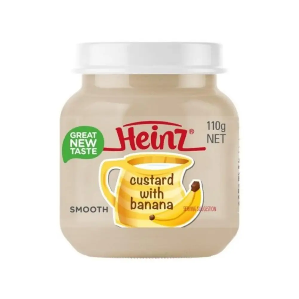 Custard Vani Cho Bé, Vanilla Custard, 6+ Tháng (110g) - HEINZ
